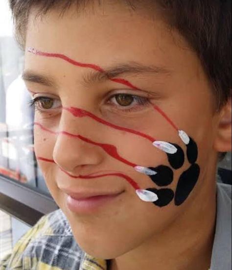 Face Paint For Halloween For Kids, Face Crayons Ideas, Little Boy Face Paint, Face Paint Ideas For Beginners, Kid Halloween Face Paint, Halloween Face Paint Boys, Halloween Face Paint Kids Easy, Easy Kids Halloween Face Paint, Halloween Face Painting Ideas For Kids