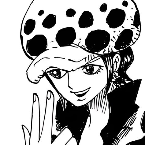 Law Girl One Piece, One Piece Law Pfp, Fem Law One Piece, Law One Piece Pfp, Female Law One Piece, One Piece Law Icon, Law One Piece Manga, Female Trafalgar Law, Trafalgar Law Pfp