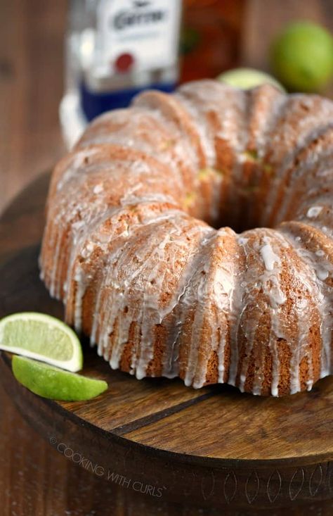 Your favorite cocktail is just as delicious baked into this easy Margarita Bundt Cake recipe, as it is served in a glass! #josecuervo #tequila #bundtcake #cocktailcake #boozytreats #cincodemayo #margarita Margarita Bundt Cake, Margarita Cake Recipe, Tequila Cake, Margarita Cake, Cocktail Cake, Cake Recipes At Home, Easy Margarita, Cake Cooking, Bundt Cake Recipe