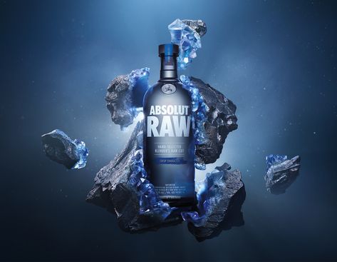 RAW • Absolut on Behance Post Design Social Media, Graphic Communication, 광고 디자인, Creative Advertising Design, Social Media Flyer, Publicidad Creativa, Absolut Vodka, Design Social Media, Dasani Bottle