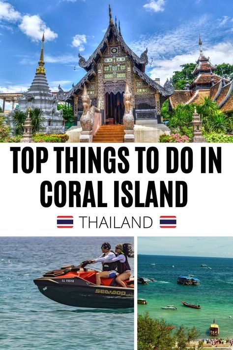 Thinking about Koh Larn Island Pattaya travel? Check out this ultimate guide to Coral Island including ways to get there from Pattaya, where to stay, and what to do there. Koh Larn Pattaya, Coral Island Pattaya, Pattaya Photography, Thailand Activities, Thailand Guide, Koh Samui Beach, Coral Island, Vietnam Backpacking, Thailand Itinerary