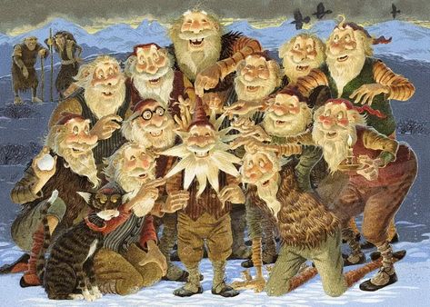 Brian Pilkington Brings The Yule Lads To Life Icelandic Folklore, Christmas Folklore, Folklore Christmas, Yuletide Blessings, Yule Lads, Iceland Christmas, Nordic Folklore, Yule Cat, Pagan Christmas