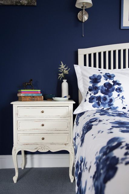 Master Bedroom, Kent shabby-chic-style-bedroom Country Chic Bedroom, Clothing Rack Bedroom, Chic Bedroom Design, Shabby Chic Colors, Blue Bedroom Design, Shabby Chic Bedroom Furniture, Blue Shabby Chic, Design Your Bedroom, Dulux Heritage