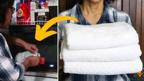 How to Make Towels Soft and Fluffy Again Fluffy Towels, Old Towels, Liquid Detergent, Clean Laundry, Fabric Softener, Cleaning Solutions, Soft Texture, How To Make Your, Soft Textures