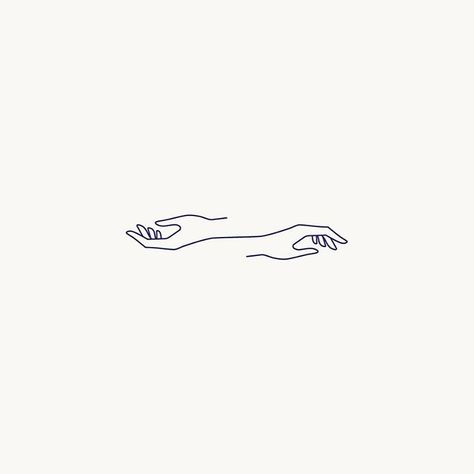 Reach #todayatsaturday #friyay Give And Take Illustration, Give And Take Tattoo, 심플한 그림, Hand Doodles, Minimalist Drawing, Give And Take, Line Art Drawings, 로고 디자인, Tiny Tattoos