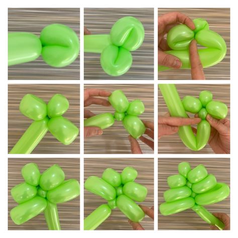 Balloon Leaves, Easy Balloon Animals, Ballon Diy, Watermelon Leaves, Party Balloons Diy, Balloon Bouquet Diy, How To Make Balloon, Twisting Balloons, Balloon Modelling