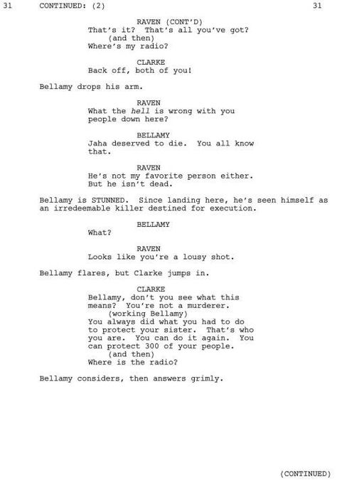 Bellarke-  The 100 Script-1x5 Dramatic Script, Theatre Tips, Acting Monologues, Acting Scripts, Journal Lettering, The 100 Show, Acting Tips, Life Vision, Shatter Me Series