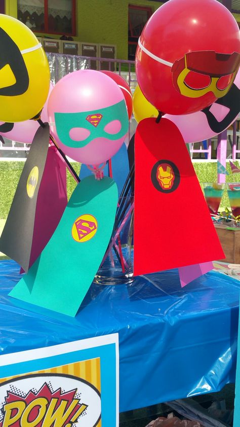 Marvel Birthday Party Decorations, Avengers Theme Birthday, Superhero Balloons, Superhero Party Favors, Superhero Party Decorations, Marvel Birthday Party, Marvel Party, Superhero Decorations, Superhero Crafts