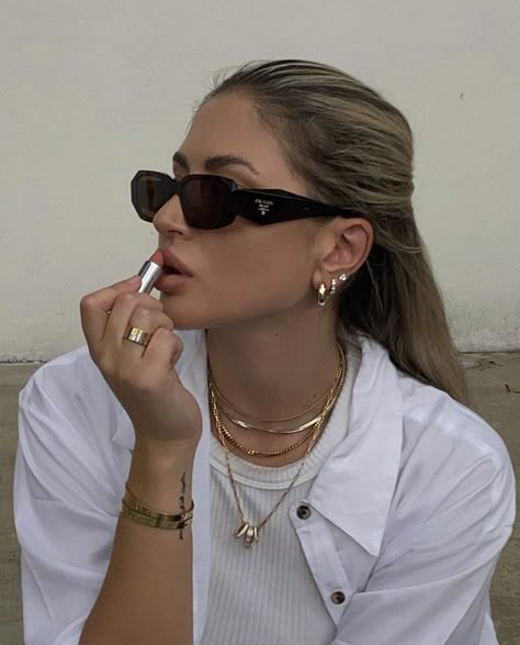 Best Lipstick Brand, Prada Sunnies, Sunglasses Aesthetic, Sunglasses Outfit, Prada Glasses, Lipstick Brands, Stylish Glasses, Dior Sunglasses, Prada Sunglasses