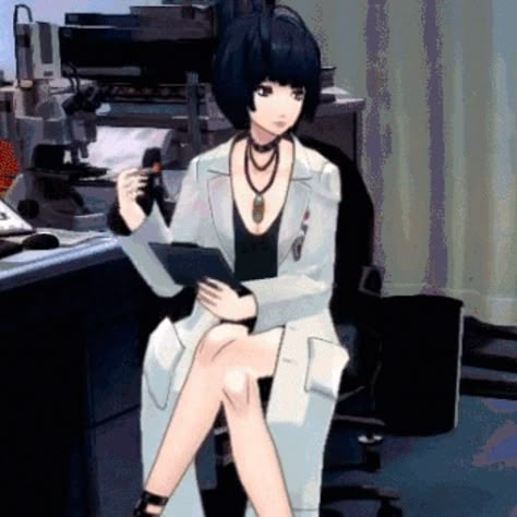 Persona 5 royal, tae takemi, waifu, icon, joker, doctor, video game, palace, jail, japan, tokyo, shibuya. Tae Takemi, Persona Five, Persona 5 Anime, Ren Amamiya, Akira Kurusu, Persona 3, 5 Anime, Fictional Crushes, Persona 5