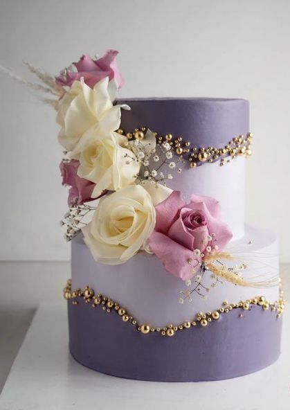 Mauve Birthday Cake, 2 Tier Birthday Cake For Women, 2 Tier Anniversary Cake, 2 Tier Birthday Cake, Birthday Cake For Women, Cake For Women, Tier Birthday Cake, Tier Cakes, Tiered Cakes Birthday