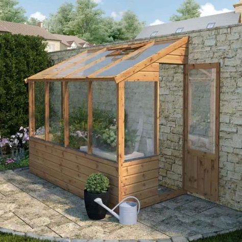 Greenhouses For Sale, Diy Greenhouse Plans, Lean To Greenhouse, Shiplap Cladding, Outdoor Greenhouse, Walk In Greenhouse, Lean To, Greenhouse Shed, Home Greenhouse