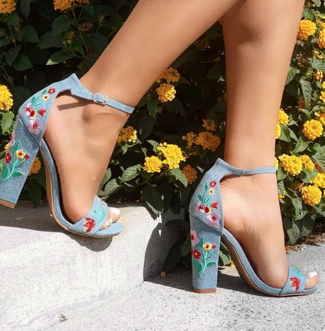 Best Embroidered Shoes On Amazon: Heels And Sandals Perfect For Spring San Francisco Pride Parade, Floral Embroidered Heels, Shoes On Amazon, Embroidered Heels, You Name It, Thank You Mom, Embroidered Shoes, Hot Heels, Name It