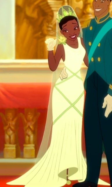 Tiana — The Princess and the Frog: Tiana Wedding, Frog Wedding, Disney Amor, Tiana Disney, Tiana And Naveen, Disney Princess Wedding, Disney Princess Tiana, Disney Princess Outfits, Images Disney