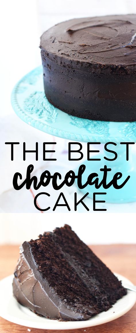 An easy homemade chocolate cake recipe. One of the best desserts recipe! #cake #chocolate #easy #best Easy Cake Ideas For Men, Best Ever Chocolate Cake, Homemade Cake Recipes Chocolate, Chocolate Lava Cake Recipe, Chocolate Cake From Scratch, Lava Cake Recipes, Amazing Chocolate Cake Recipe, Chocolate Cake Recipe Easy, Homemade Chocolate Cake