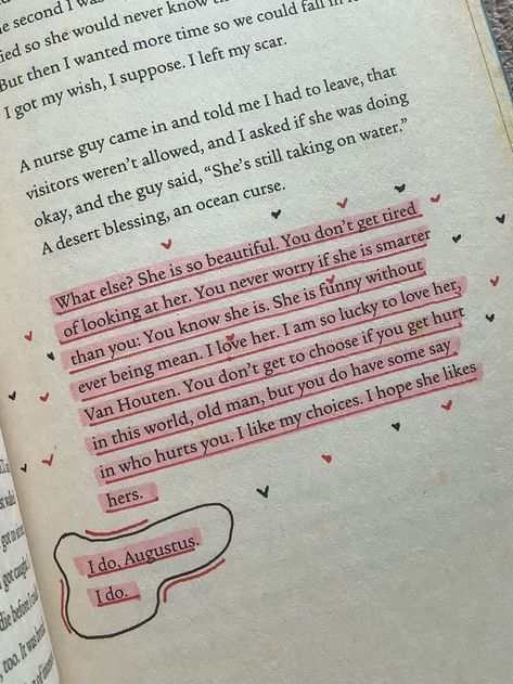 Aesthetic Love Quotes, Books Romantic, Books Annotations, Tfios Quotes, Quotes From Books, Annotating Books, Annotated Books, Love Book Quotes, Book Annotations