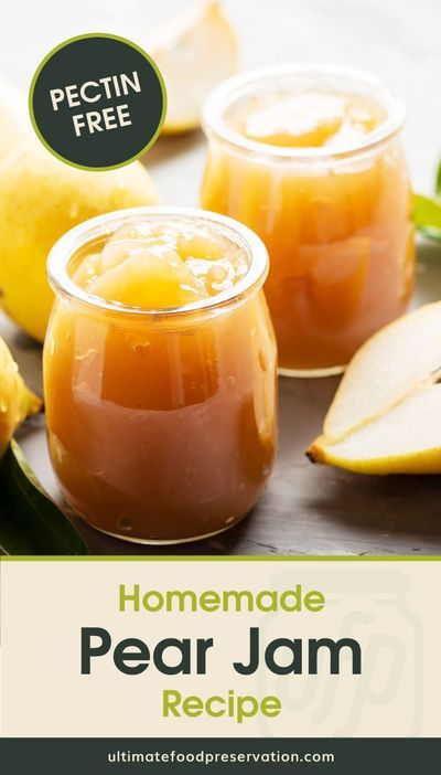 Pear Canning, Healthy Fall Dessert Recipes, Pear Jelly Recipes, Pear Jam Recipe, Jam And Jelly Recipes, Apricot Jelly, Jelly Making, Homestead Recipes, Easy Canning