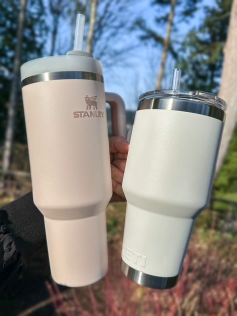 If you’ve been anywhere near Tiktok or Instagram over the last few years, you probably know that the 40oz Stanley Quencher tumbler is *the* cup to have. I resisted for a while because we have so many Yeti tumblers (if you saw my reel, then you probably know that already – and that’s not even... Read the Post The post Which is Better? Stanley Quencher v Yeti Rambler appeared first on ceriselle.org. Stanley Quencher Tumbler, 40 Oz Yeti, Stanley 40oz Tumbler, Desert Clay, Yeti Rambler Tumblers, Yeti 30 Oz, Stanley Quencher, Yeti Tumbler, Yeti Rambler