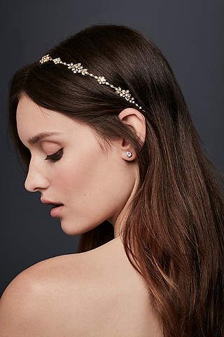 View Crystal Cluster Headband H9150