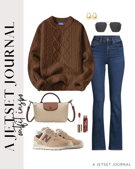 Check out this photo from ajetsetjournal Cute Fall Jackets, Black Chunky Knit Sweater, Warm Jackets For Women, Cute Oversized Sweaters, Women's Wardrobe Essentials, Simple Winter Outfits, Cute Sweater Outfits, Knit Oversized Sweater, Chunky Sweaters