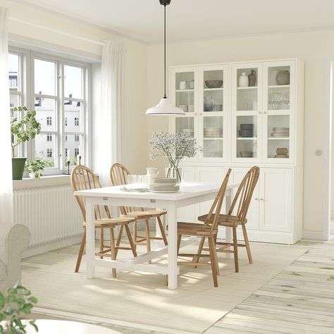 White kitchen wood floors