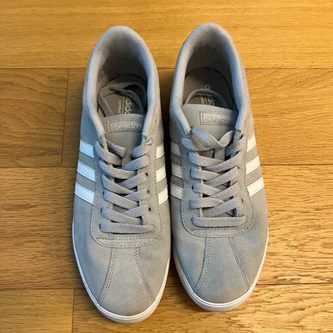 Adidas Neo Sneakers. Grey & White. Size 9. Adidas Neo, Adidas Gazelle Sneaker, Sneakers Grey, White Sneakers, Adidas Shoes, Grey And White, Adidas Sneakers, Adidas, Sneakers