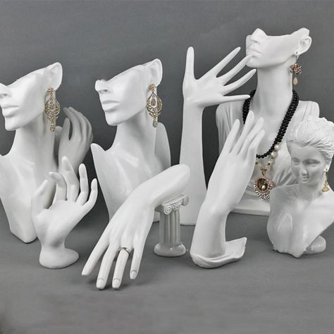 Wholesale Cheap Portrait Resin Jewelry Display Stands Ring Necklace Earrings Bracelet Display Stand Jewelry Display Props https://m.alibaba.com/product/1600303269037/Wholesale-Cheap-Portrait-Resin-Jewelry-Display.html?__sceneInfo={"cacheTime":"1800000","type":"appDetailShare"} Necklace Jewelry Display, Retail Store Interior Design, Fashion Displays, Stand Jewelry, Display Props, Necklace Stand, Exhibition Display, Jewelry Display Stands, Bracelet Display