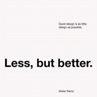 Dieter Rams: Less, but better. Book Diorama, Less But Better, Dieter Rams, Architecture Quotes, Creativity Quotes, Little Designs, Design Thinking, Design Quotes, Rhodes