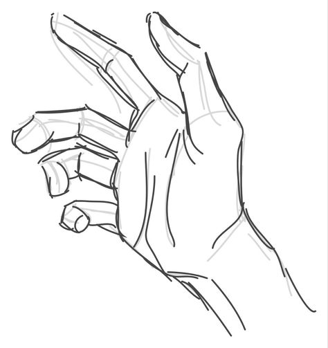 Easy Hands Drawing, How To Sketch Hands, Anime Hands Reference, Art Sketches Hands, Animated Drawings Sketches, Hand Practice Drawing, Anime Hand Drawing, Hand Drawing Sketches, Ipad Drawing Ideas Sketch