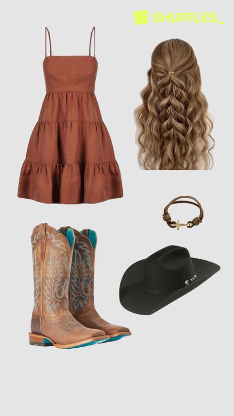 Created by gigantijuneella on Shuffles Clothes And Accessories, Not Mine, Rodeo, Cowboy, Created By, Hats, Boots, Hair, Clothes