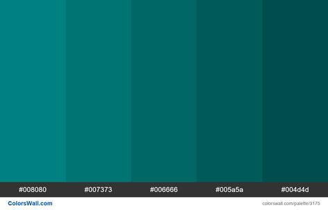 Teal Hex Code, Teal Green Nails, Teal Palette, Navy Color Palette, Teal Color Palette, Neon Colour Palette, Teal Color Schemes, Dark Teal Color, Dark Teal Green