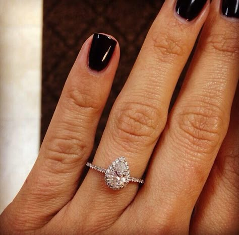 Timeless gorgeous engagement ring Teardrop Engagement Ring, Beautiful Engagement Ring, Gorgeous Engagement Ring, Dream Engagement, Maggie Sottero, Dream Engagement Rings, Wedding Goals, Put A Ring On It, Wedding Wishes