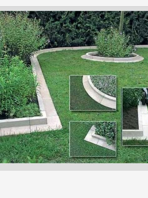 Edging Plastic Garden Edging, Paving Edging, Yard Edging, New England Garden, Lovely Landscapes, Landscaping Projects, Pavers Backyard, Landscaping Trees, Pathway Landscaping