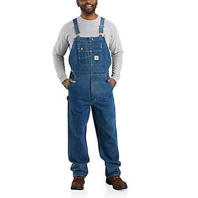 Carhartt DNM-Denim - front Loose Fit Denim, Carhartt Overalls, Overalls Denim, Safety Clothing, Jumpsuit Jacket, Bib Overalls, Carhartt Mens, Denim Overalls, Mens Denim