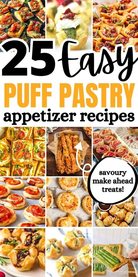 easy puff pastry appetizer recipes Puff Pastry Aperitif, Pizza For A Crowd Parties, Savory Recipes Using Puff Pastry, Appetizers Using Puff Pastry Sheets, Puff Pastry Sandwich Recipes, Appetizing Tv Recipes Puff Pastry, Savoury Finger Food Easy, Puff Pastry Finger Food, Puff Pastry Twists Savory