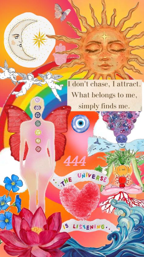 #spiritualwallpaper #universe #sunandmoon #affirmations #chakras Chakras Aesthetic, Chakra Aesthetic, Spiritual Wallpaper, Vision Board Wallpaper, Hippie Vibes, Wallpaper Aesthetic, Chakra, Affirmations, Universe