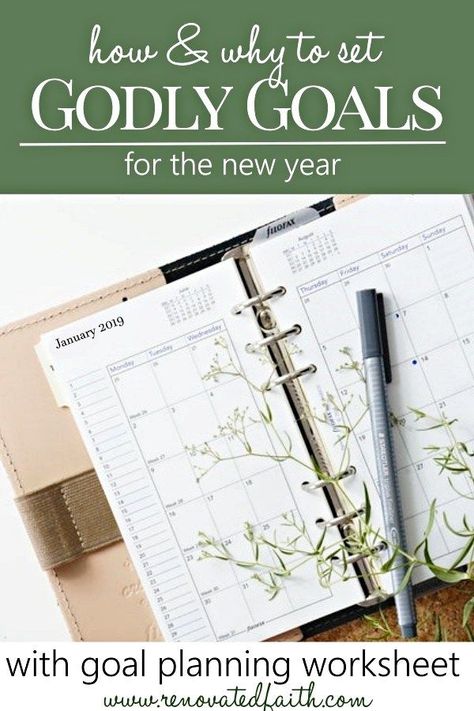 Biblical Goal Planning to Make Your New Year’s Resolutions Stick – Setting Godly Goals for the New Year is the only way to ensure you keep your focus. This post provides biblical inspiration and quotes to set faith-focused goals for your life that you can include in a life planner, bulletin board or other motivation ideas and activities. Design a printable template for spiritual focus for kids, teens, students, women and men. #goals #planner Christian Goals For The New Year, Godly Goals, New Years Resolutions Template, Men Goals, Life Strategy, Goal Planning Worksheet, Christian Vision Board, Faith Goals, Motivation Ideas