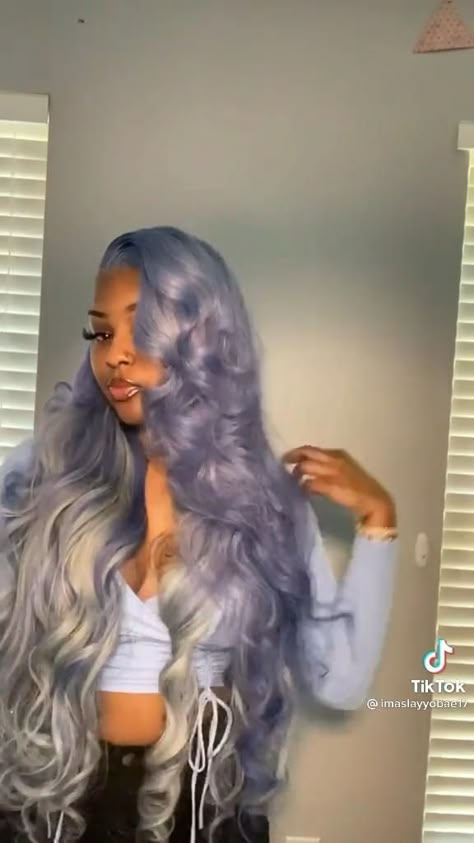 30 Inch Color Wig, Lace Frontal Colored Wigs Black Women, Color Bundles Sew In, Lace Front Hair Colors, Frontal With Color, Different Wig Colors, Colored Wig Installs, Wig Hair Colors For Black Women, Winter Wig Colors Black Women