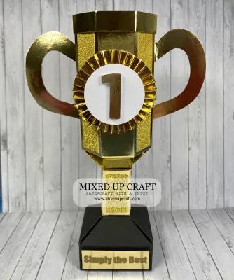 Trophy Gift Box – MIXED UP CRAFT Handmade Trophies, Trophy Craft, Family Games Night, Printable Gift Bags, Cute Prom Proposals, Up Craft, Games Night, Hoco Proposals Ideas, Unusual Gift