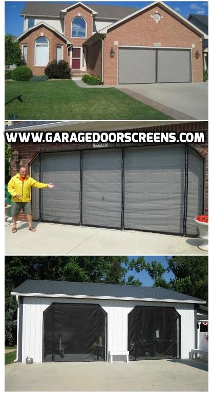 Screened In Room, Garage Door Screens, Garage Screen, Garage Screen Door, Diy Screen Door, Diy Screen, Bug Screen, Garage Renovation, Garage Bedroom