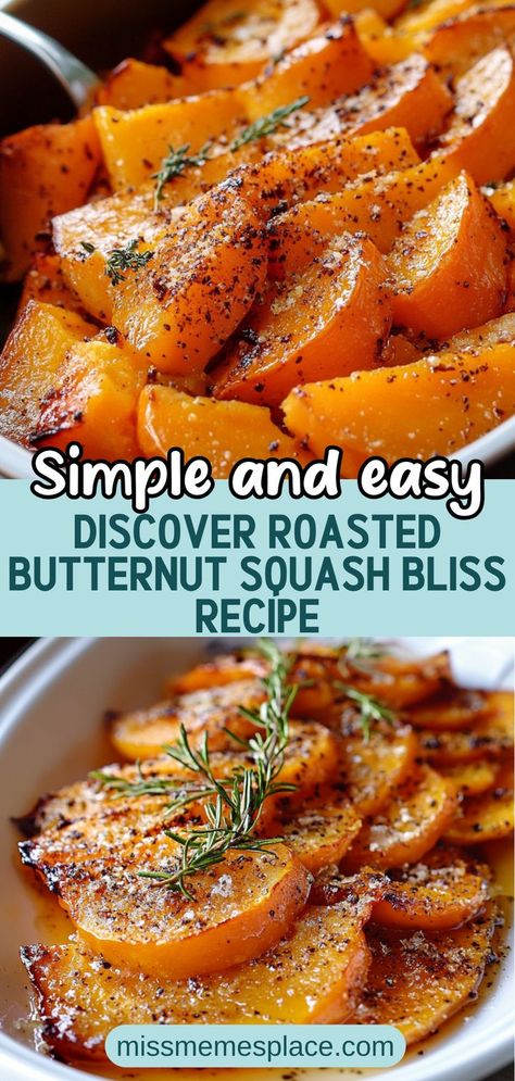 Fall in love with this vibrant and creamy Roasted Butternut Squash Bliss. Packed with nutrients and flavor, it’s perfect for cozy dinners or gatherings. Toss butternut squash with olive oil, garlic, and sage, then roast until golden brown. Your family will be impressed! Try it today and elevate your autumn meals. 🥣🍂 Butternut Squash Sage, Autumn Meals, Cozy Dinners, Creamy Recipes, Olive Oil Garlic, Savory Herb, Dinner At Home, Roasted Butternut, Roasted Butternut Squash