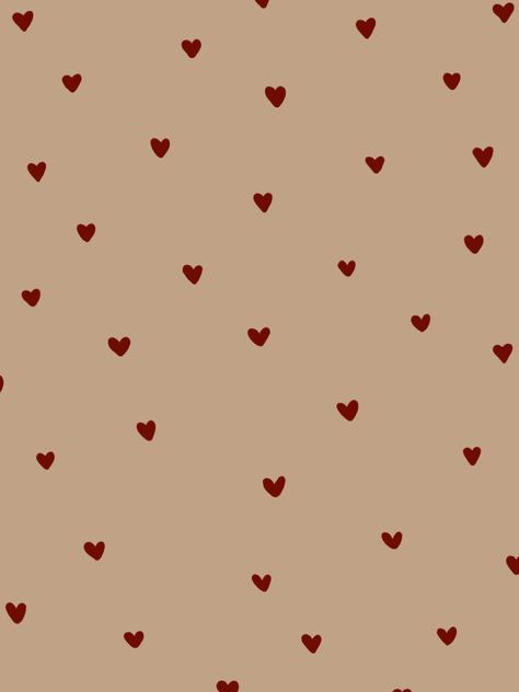 Small Red Hearts Wallpaper, Red And Cream Wallpaper Aesthetic, Brown And Red Aesthetic Wallpaper, Hearts Screensavers, Soft Heart Aesthetic, Soft Red Aesthetic Vintage, Brown And Red Wallpaper, Red Fall Wallpaper, Heart Computer Wallpaper