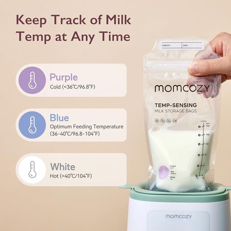 Amazon.com: Momcozy: Breastmilk Storage Bags Breastfeeding Storage, Storing Bags, Freezing Breastmilk, Separation Design, Storing Breastmilk, Milk Storage Bags, Bagged Milk, Freezer Storage, Breastmilk Storage Bags