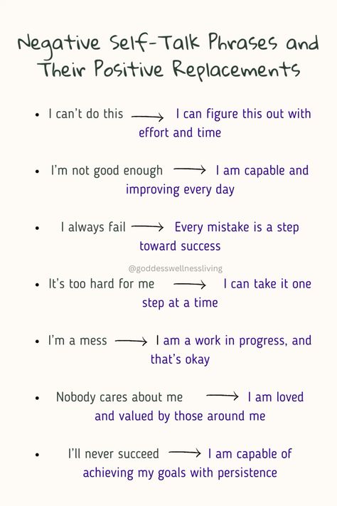 The words you speak to yourself matter! ✨ Negative self-talk can hold you back, but shifting to positive, empowering thoughts can change everything. 💡 Swap self-doubt for self-love and watch your mindset transform! 💫 Save this for a daily reminder to speak kindly to yourself. #PositiveMindset #SelfLove #InnerWork #MindsetShift #PersonalGrowth Nobody Cares About Me, Speak Kindly, I Cant Do This, Negative Self Talk, Girl Life Hacks, Self Talk, A Daily Reminder, Happy Lifestyle, Hold You