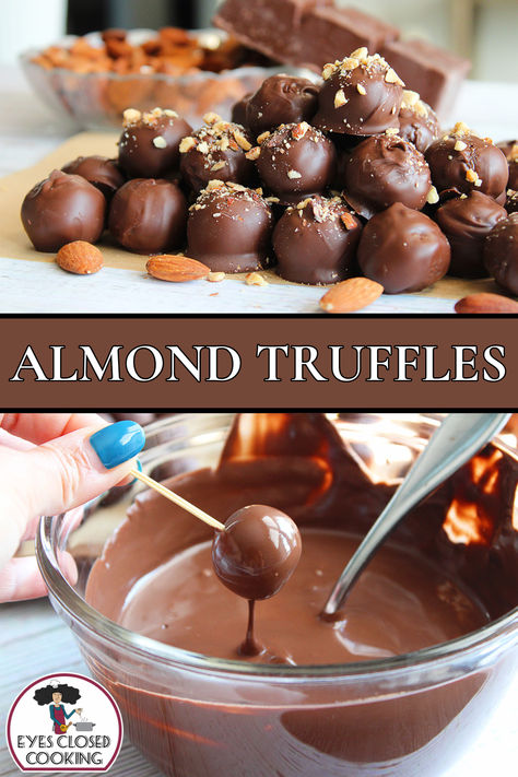 Indulge in the perfect blend of roasted  almonds, rich  chocolate, and a hint of maple syrup with this easy-to-make Almond Truffles Recipe. Almond Truffles, Truffles Recipe, Ayurvedic Healing, Baking Cocoa, Cocoa Chocolate, Copykat Recipes, Almond Bark, Truffle Recipe, Roasted Almonds