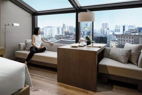 Andong, Window Benches, Room With A View, Jw Marriott, Design Apartment, Window Seat, Hotel Room, Home Fashion, Bay Window