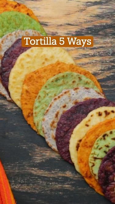 Cast Iron Tortilla Press, Mexican Food Recipes Tortillas, Easy Corn Tortilla Recipes, Colored Tortillas, Simple Tortilla Recipe, Cornbread Tortillas, Rice Tortilla Recipe, Healthy Tortilla Recipes, Diy Tortillas