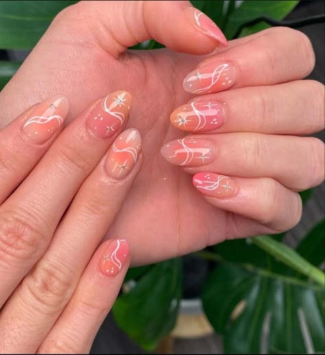 Winx Inspired Nails, Fairy Nails Designs, 23 Nails, Uñas Aesthetic, Nails Salon, Short Nail, Nail Inspiration, Funky Nails, Pretty Acrylic Nails