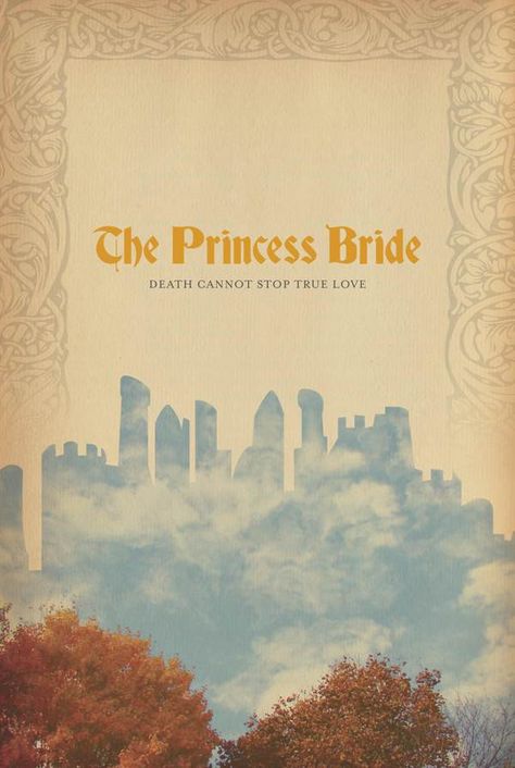 The Princess Bride Movie Poster by Kelsey Naess, via Behance The Princess Bride Aesthetic, The Princess Bride Poster, Princess Bride Art, The Princess Bride Book, Princess Bride Movie Poster, College Posters, Princess Bride Movie, College Poster, The Princess Bride