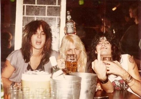 Nikki Sixx, Vince Neil and Tommy Lee Mick Mars, Vince Neil, Motley Crüe, 80s Rock, 80s Bands, Nikki Sixx, Glam Metal, Tommy Lee, I'm With The Band